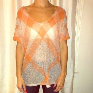 Women’s size M Burberry sheer tee/blouse